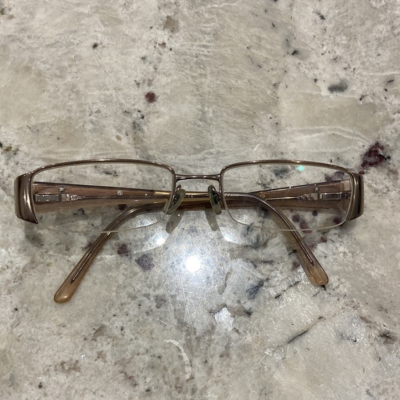 VERSACE vintage metallic rimmed eyeglasses - Picture 2 of 11